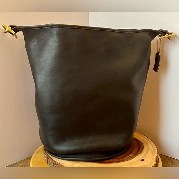 Vintage Coach Duffle Sac Black XL Made in New York City - Picture 4 of 17